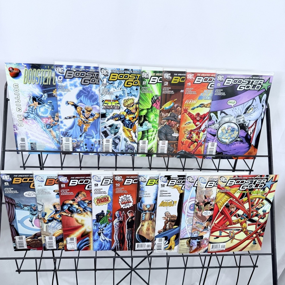 Booster Gold 0 1-15 Million lot Key 1st Reveal Black Beetle Killing Joke Homage‎